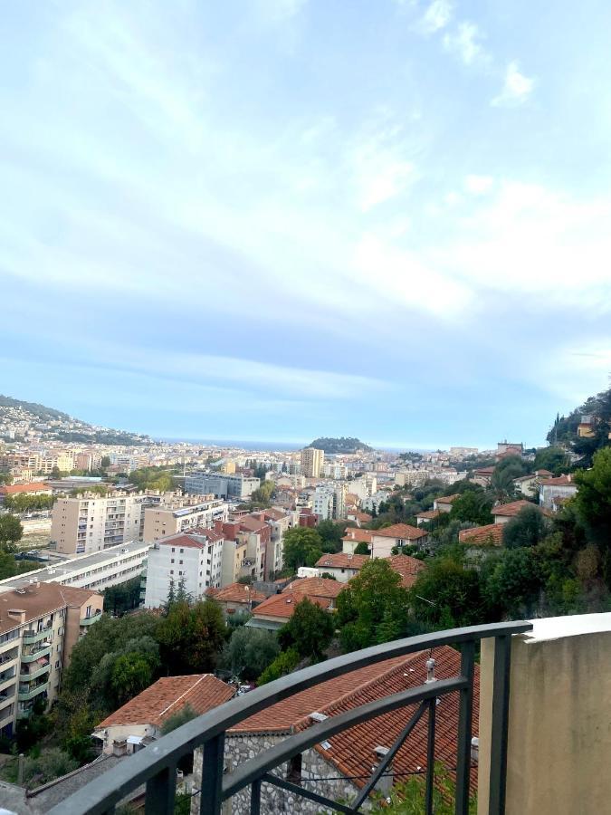 Appartement 02 Vue Panoramique -Wifi- Parking Prive -Nice Exteriör bild